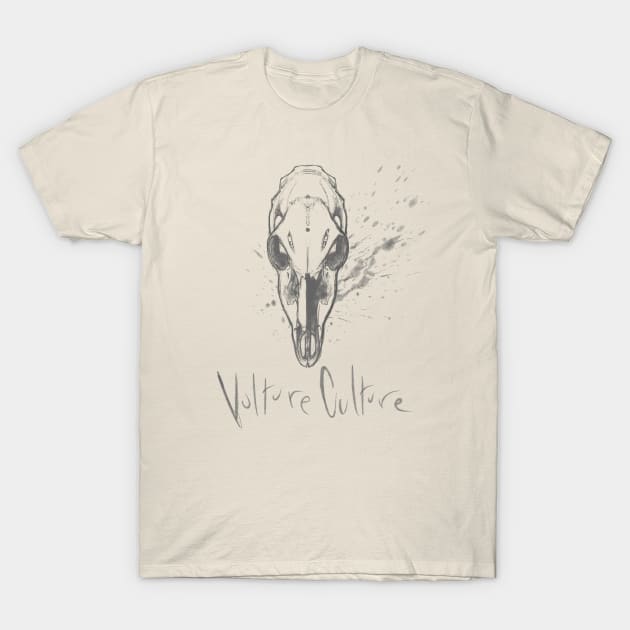 "Vulture Culture" Broken Doe Skull T-Shirt by Skavengr